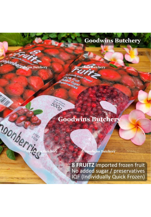 8Fruitz IQF frozen fruit LINGONBERRY 8 Fruitz 500g